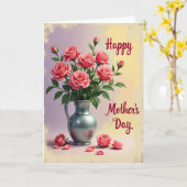 Gradiënt Roos Boeket Kaart (Gele Bloem)