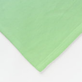 Gradiënt Roze Eenvoudig Modern monogram Fleece Deken (Hoek)