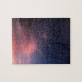 Gradiënt roze hemel fotowolken legpuzzel (Horizontaal)