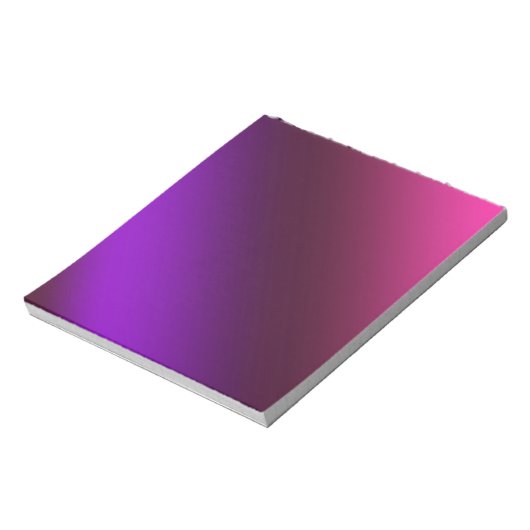 Gradiënt, roze paars notitieblok (Gedraaid)