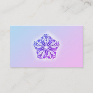 *~* Gradiënt Star Mandala Turquoise & Roze Healers Visitekaartje