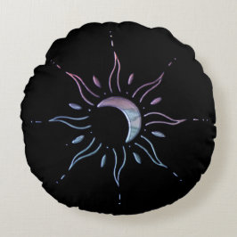 Gradient Sun Rond Kussen
