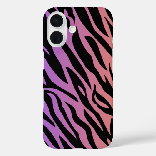 Gradient Tiger Stripe iPhone Case (Achterkant)