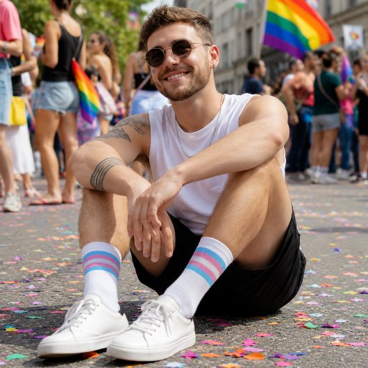 Gradient Trans Pride  Sokken