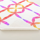 gradient tropics flowers sherpa deken (3/4)