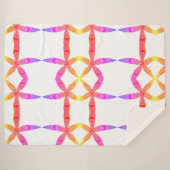 gradient tropics flowers sherpa deken (Voorkant (horizontaal))