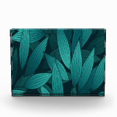 Gradiënt tropische bladeren fotoblokken (Voorkant)