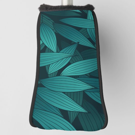 Gradiënt tropische bladeren golfheadcover (Draai 90)