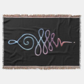 Gradient Unalome Deken (Voorkant)