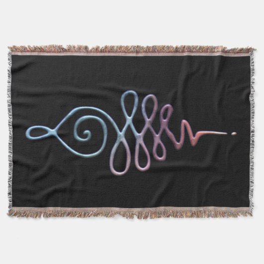 Gradient Unalome Deken (Voorkant)