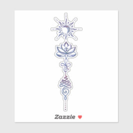 Gradient Unalome Groep Sticker