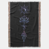 Gradient Unalome Group  Deken (Voorkant Verticaal)