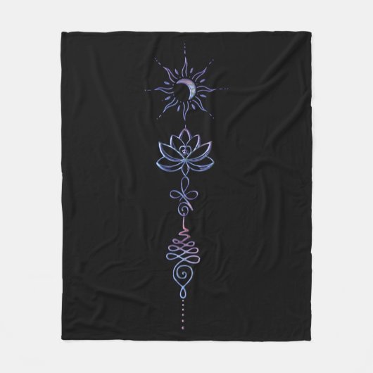 Gradient Unalome Group Fleece Deken (Voorkant)