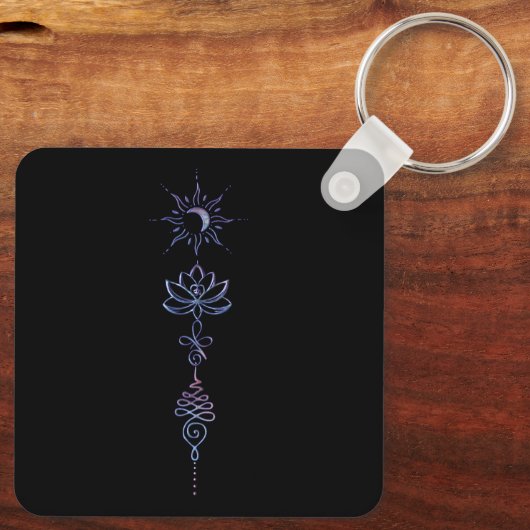 Gradient Unalome Group Keychain (Achterkant)