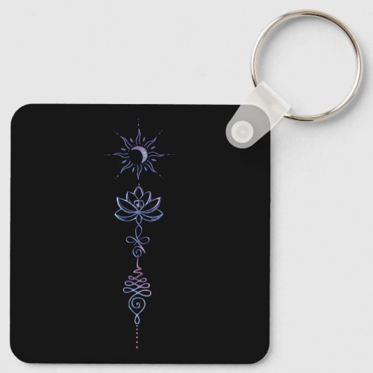 Gradient Unalome Group Keychain (Achterkant)