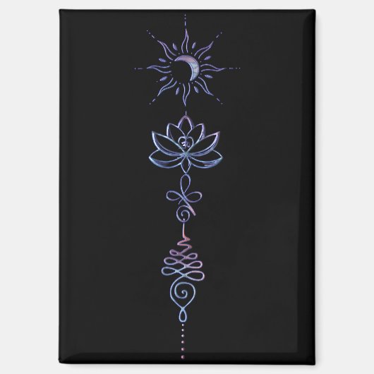 Gradient Unalome Group  Magneet (Voorkant)