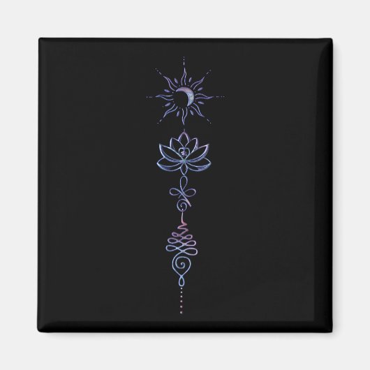 Gradient Unalome Group  Magneet (Voorkant)