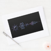 Gradient Unalome Group  Rechthoekige Sticker (Envelop)