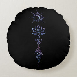 Gradient Unalome Group  Rond Kussen