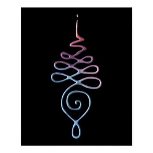 Gradient Unalome Perfect Poster (Voorkant)