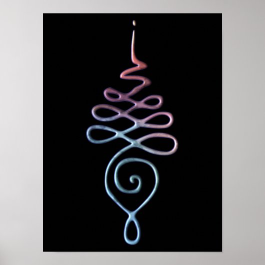 Gradient Unalome Poster (Voorkant)