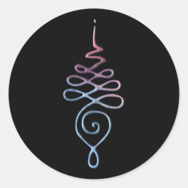 Gradient Unalome Ronde Sticker