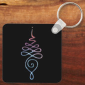 Gradient Unalome Sleutelhanger (Achterkant)