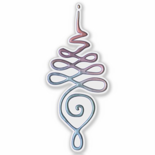 Gradient Unalome Sticker (Voorkant)