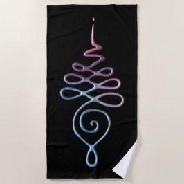 Gradient Unalome Strandlaken