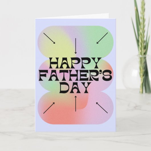 Gradiënt Vaderdag Kaart (Voorkant)