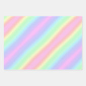 Gradiënt van onkruidnagelregenboogstrips inpakpapier vel (Voorkant 2)