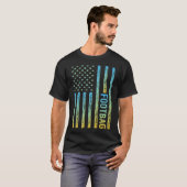 Gradiënt Vlag 02 Voetzak Hacky Sack Sacker T-shirt (Voorkant volledig)