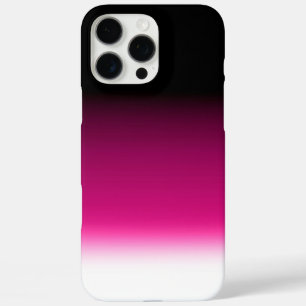 Gradiënt wit roze bordeauxrood iPhone 16 pro max hoesje