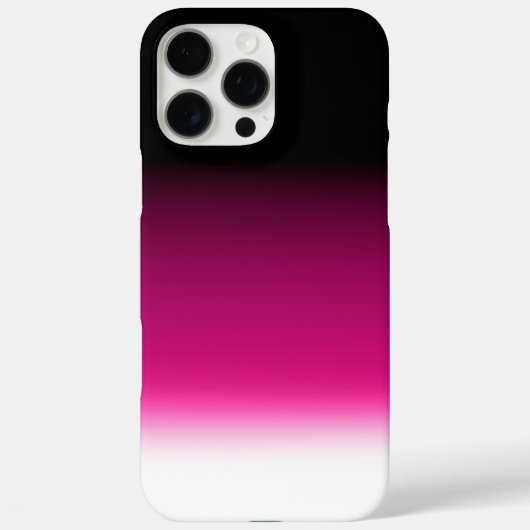 Gradiënt wit roze bordeauxrood Case-Mate iPhone case (Achterkant)