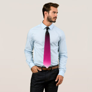 Gradiënt wit roze bordeauxrood stropdas