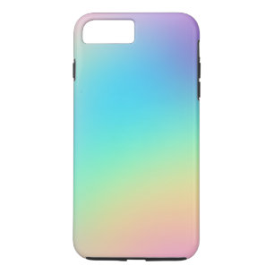 Gradiënt zacht prismatische pasta iPhone 8 plus / 7 plus hoesje