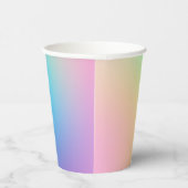 Gradiënt zacht prismatische pasta papieren bekers (Rechts)