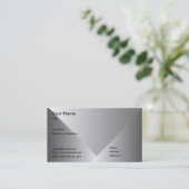 Gradiënt-Zaken van de grijs Visitekaartje (Staand voorkant)