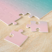 Gradiënt zomerdeeg | Persoonlijke scriptnaam Legpuzzel (Zijkant)