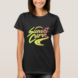 Gradiënt Zonnekcurve T-shirt