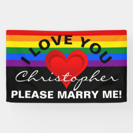 Gradiënten RED LOVE HEART + uw ruggen. en ideeën Spandoek