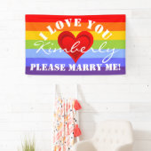 Gradiënten RED LOVE HEART + uw ruggengraat. en ide Spandoek (Insitu)