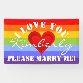 Gradiënten RED LOVE HEART + uw ruggengraat. en ide Spandoek