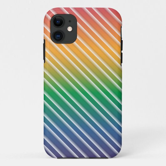 Gradiëntstrips — Fruity Rainbow Case-Mate iPhone Case (Achterkant)