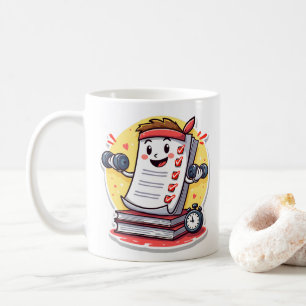 Grading Papers is mijn cardio cadeau voor docenten Koffiemok