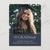 GRADitude Foto Afstuderen Announcement Briefkaart (Voorkant)