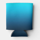 Gradiumblauw ombre blikjeskoeler (Voorkant)