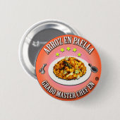 Grado Master Chef en Arroz en Paella Ronde Button 5,7 Cm (Voorkant /achterkant)