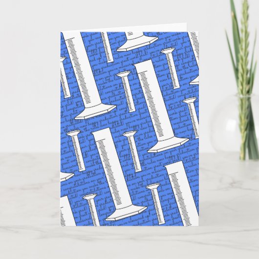 Graduale Cylinder Happy Afstuderen Blank Kaart (Voorkant)
