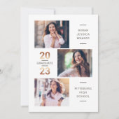 Graduate 2023 Faire-part Party 3 Photos (Devant)